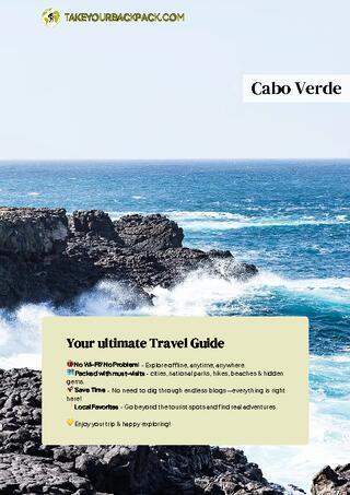 example page 0 from our offline Travel Guide for Cabo Verde